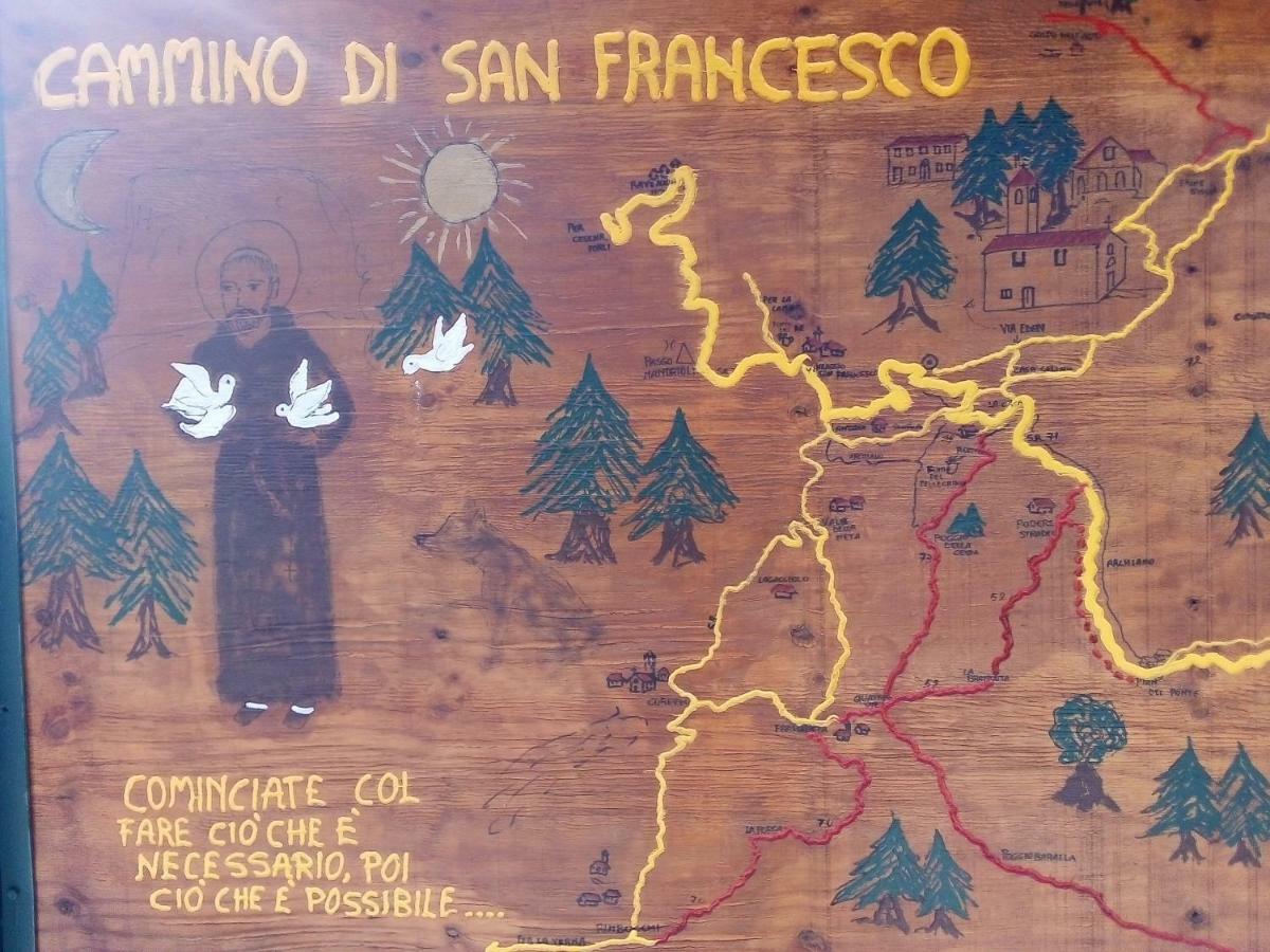La Foresta Albergo Ristorante Pizzeria Badia Prataglia Exteriér fotografie